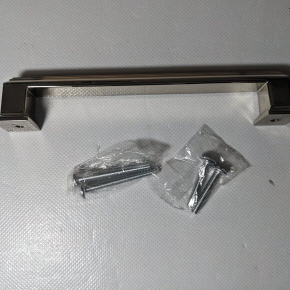 NEW- Set of 10 - Tunny Ladder Cabinet Handles - Shiny Nickle Finish - 5" - Picture 8 of 12